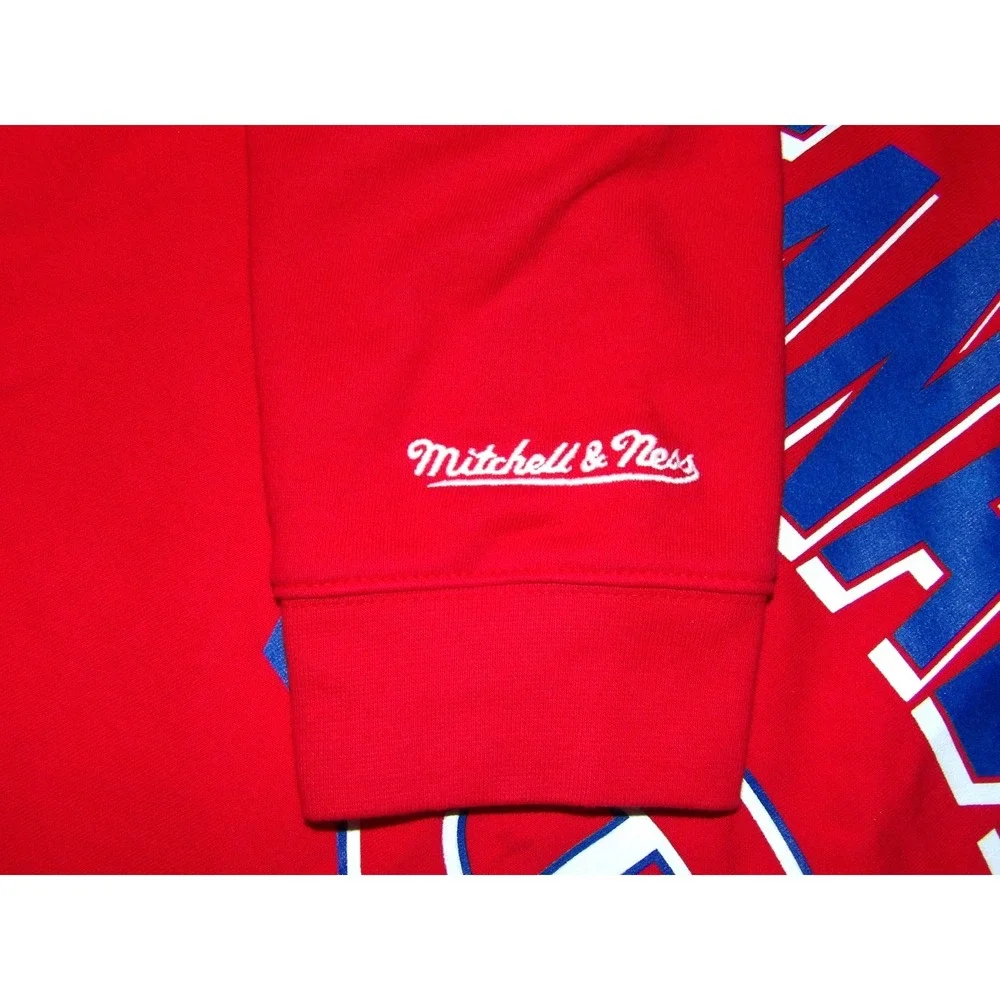 Mitchell &‎ Ness Montreal Canadiens Red Crew Neck Pull Over Sweatshirt Men's LRG